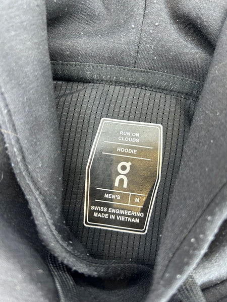 ON RUNNING HOODIE BLACK - Medium